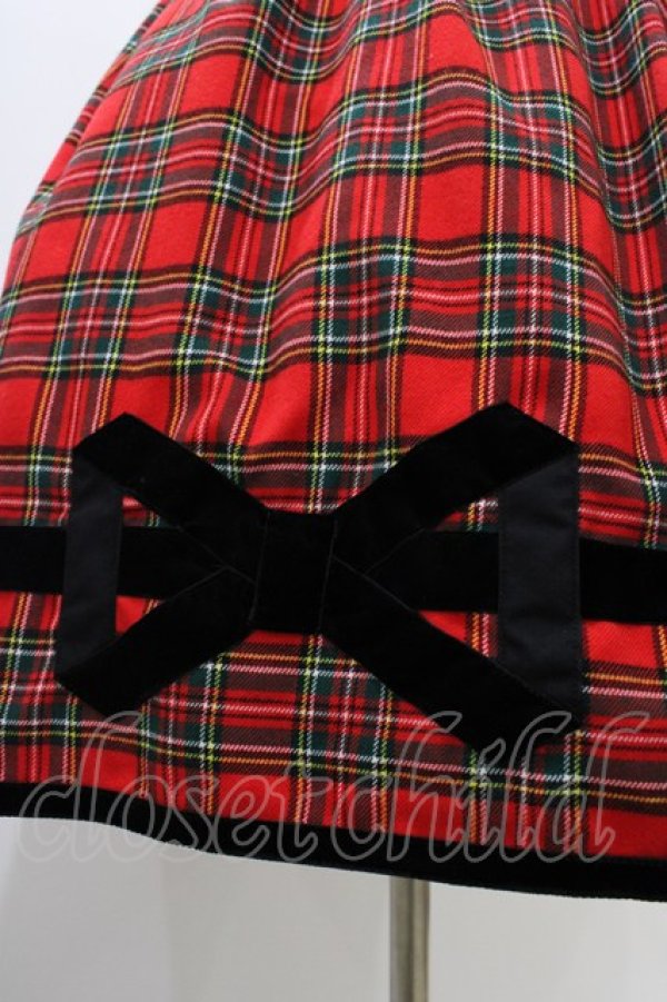 画像5: Emily Temple cute / Holidayノースリーブワンピース  レッド H-25-12-12-024-ET-OP-KB-ZH (5)