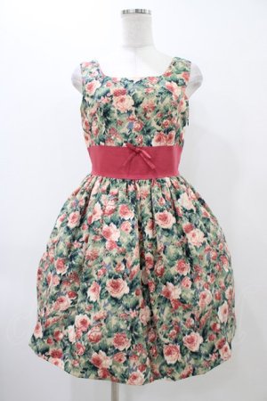 画像: MILK / PRINCESSワンピ  フラワー/ピンク H-25-12-12-029-ML-OP-KB-ZH