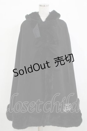 画像: BABY,THE STARS SHINE BRIGHT / 雪の女王マントII Free ブラック H-25-12-13-1028-BA-CO-NS-ZH