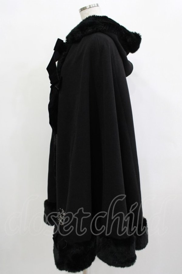 画像2: BABY,THE STARS SHINE BRIGHT / 雪の女王マントII Free ブラック H-25-12-13-1028-BA-CO-NS-ZH (2)