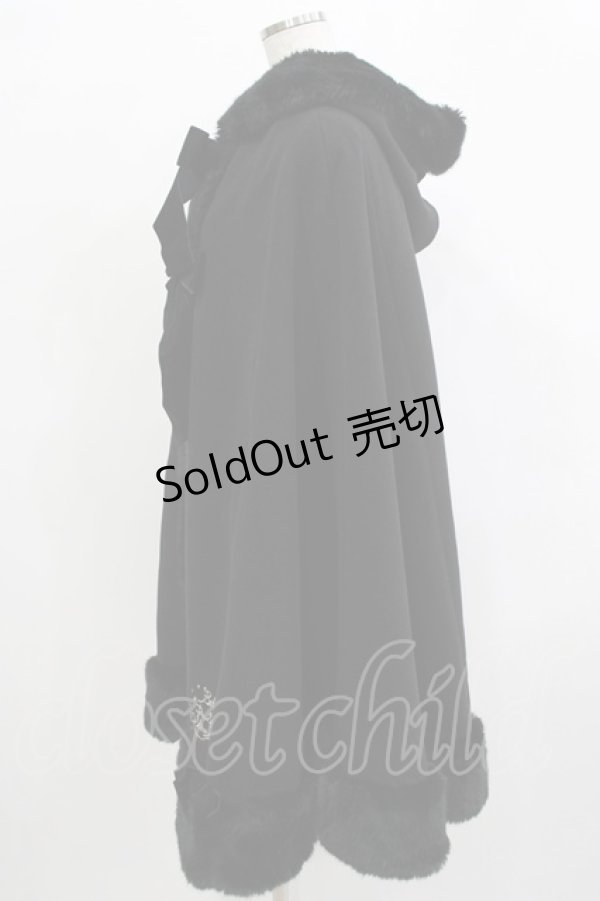 画像2: BABY,THE STARS SHINE BRIGHT / 雪の女王マントII Free ブラック H-25-12-13-1028-BA-CO-NS-ZH (2)