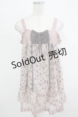 画像: axes femme / キャミソール M ピンク H-25-12-13-1030-AX-TO-NS-ZH