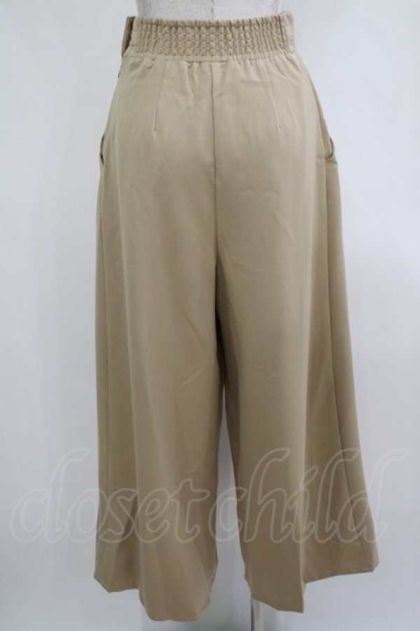 画像3: an another angelus / フロントベルト使いワイドパンツ Free BEIGE H-25-12-13-1032-CA-PA-NS-ZH (3)