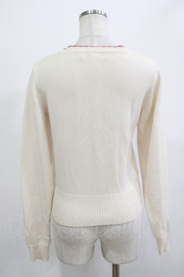 画像3: Fi.n.t / プチローズカーディガン Free アイボリー H-25-12-13-1033-CA-TO-NS-ZH (3)