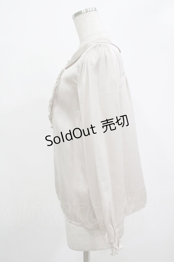 画像2: Fi.n.t / ハートフリルブラウス Free PINK BEIGE H-25-12-13-1035-CA-BL-NS-ZH (2)