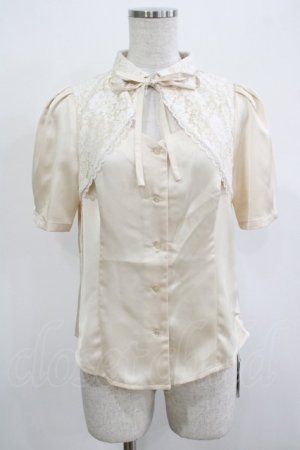 画像: an another angelus / レース重ねダイヤ開きブラウス Free IVORY H-25-12-13-1037-CA-BL-NS-ZH