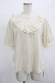 画像1: an another angelus / タックレースヨークブラウス Free IVORY H-25-12-13-1040-CA-BL-NS-ZH (1)