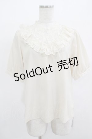 画像: an another angelus / タックレースヨークブラウス Free IVORY H-25-12-13-1040-CA-BL-NS-ZH