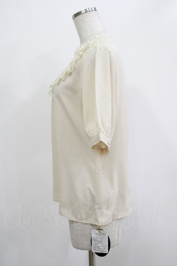 画像2: an another angelus / タックレースヨークブラウス Free IVORY H-25-12-13-1040-CA-BL-NS-ZH (2)