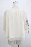画像3: an another angelus / スミレ刺繍チュールブラウス Free OFF WHITE H-25-12-13-1042-CA-BL-NS-ZH (3)