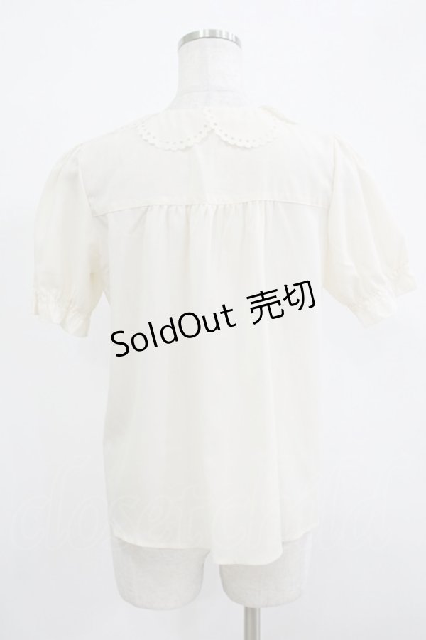 画像3: Fi.n.t / スカラップブラウス Free IVORY H-25-12-13-1043-CA-BL-NS-ZH (3)