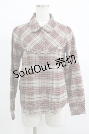 画像: Fi.n.t / チェックブラウス Free ベージュ H-25-12-13-1047-CA-BL-NS-ZH