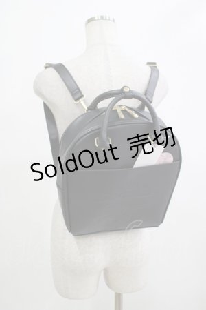 画像: m petit by misako / TT*AM2WAYリュック  ブラック H-25-12-13-1052-LO-BG-NS-ZH