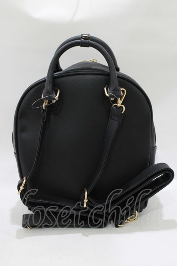 画像2: m petit by misako / TT*AM2WAYリュック  ブラック H-25-12-13-1052-LO-BG-NS-ZH (2)