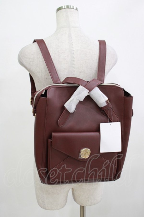 画像1: m petit by misako / AMリュック  ボルドー H-25-12-13-1053-LO-BG-NS-ZH (1)