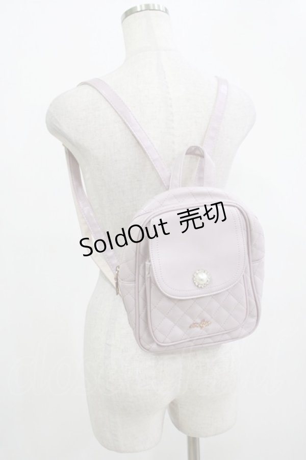 画像1: evelyn / キルティングリュック  ピンク H-25-12-13-1054-LO-BG-NS-ZH (1)