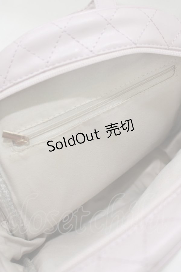 画像3: evelyn / キルティングリュック  ピンク H-25-12-13-1054-LO-BG-NS-ZH (3)