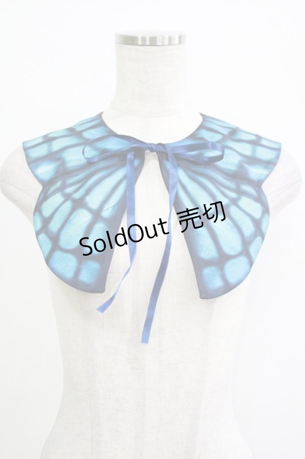 画像1: Royal Princess Alice / Fairy Butterfly2025　つけ襟 Free ブルー H-25-12-13-1056-LO-ZA-NS-ZH (1)