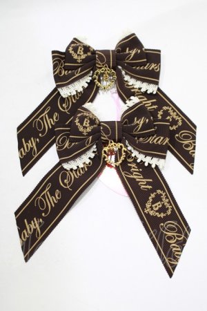 画像: BABY,THE STARS SHINE BRIGHT / Best Wishesリボンコーム  ブラウン H-25-12-13-1069-BA-AC-NS-ZH