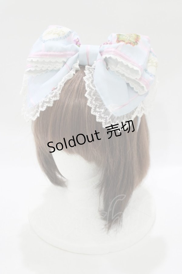 画像1: BABY,THE STARS SHINE BRIGHT / Effeuiller la Marguerite〜乙女の恋心のゆくえ〜柄カチューシャ  サックス H-25-12-13-1070-BA-AC-NS-ZH (1)