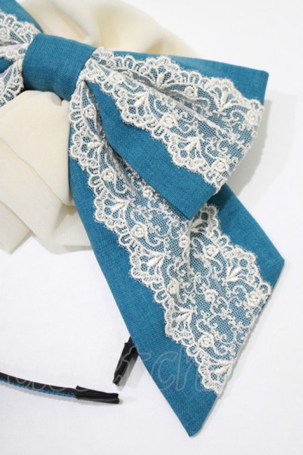 画像2: Innocent World / 中村明日美子カチューシャ  ブルー H-25-12-13-1071-IW-AC-NS-ZH (2)