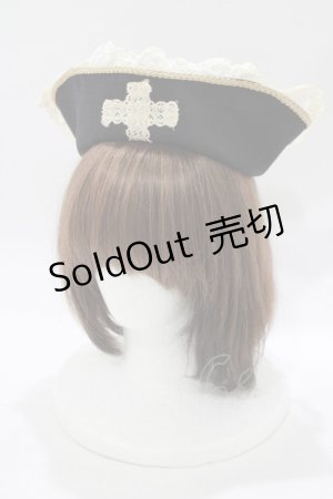 画像: BABY,THE STARS SHINE BRIGHT / フローレンスのナースキャップ  ブラック H-25-12-13-1072-BA-AC-NS-ZH