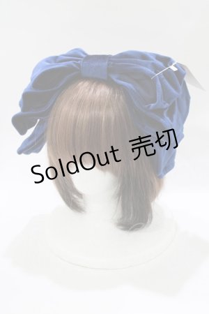 画像: Hoshibako Works / お人形風ラッピングリボンカチューシャ  ネイビー H-25-12-13-1073-LO-AC-NS-ZH