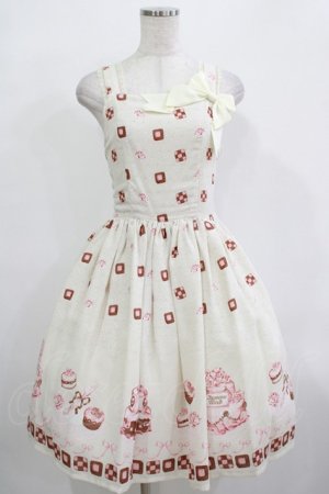 画像: Innocent World / シュガーケーキジャンパースカート M/93cm丈 アイボリー H-25-12-13-1006-IW-OP-NS-ZH