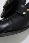 画像5: Amavel / 喫茶アマベルのショコラトリーローヒールローファーパンプス S/22.5-23cm ブラック H-25-12-13-1077-CA-SH-NS-ZH (5)