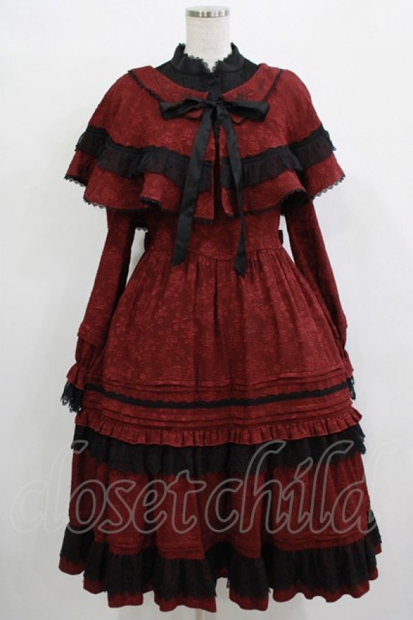 画像1: Hoshibako Works / Rozen Maiden x HoshibakoWorks 真紅ケープ付きワンピース Free ボルドー H-25-12-13-1012-LO-OP-NS-ZH (1)