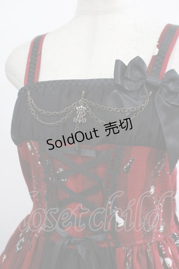 画像5: ALICE and the PIRATES / Rosy night’s Masquerade柄ジャンパースカートII Free ボルドー H-25-12-13-1001-PA-OP-NS-ZH (5)