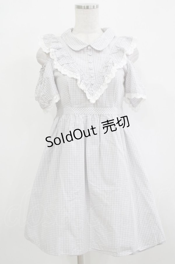 画像1: evelyn / オフショルワンピース Free グレー H-25-12-13-1023-LO-OP-NS-ZH (1)