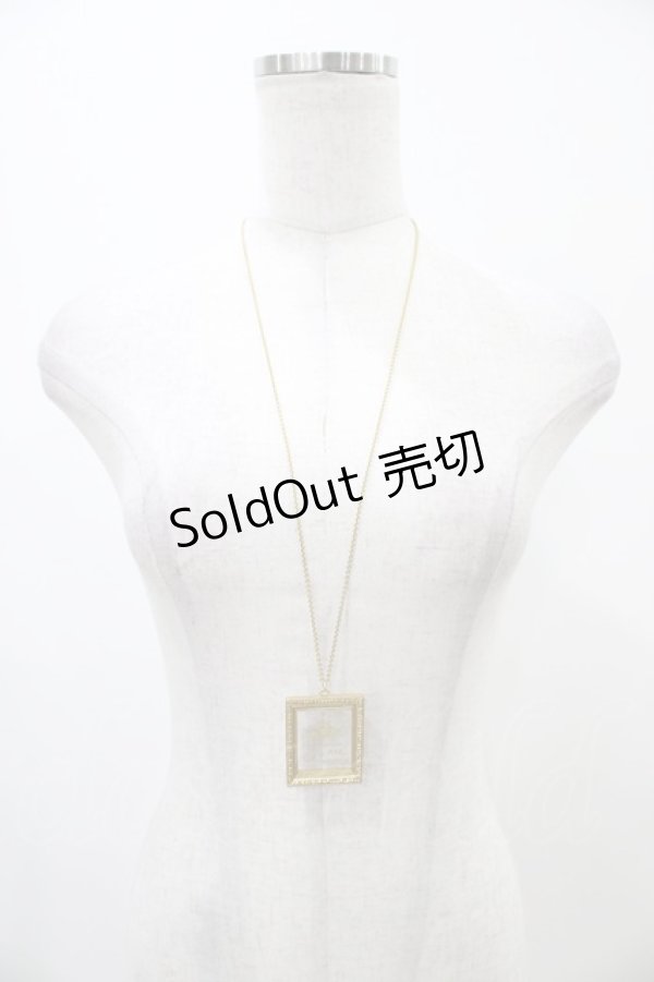 画像2: Jane Marple / Eternal Framesペンダント  クリア×ゴールド H-25-12-14-1004-JM-AC-KB-ZH (2)