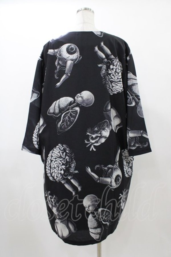 画像2: Drug Honey / マッドサイエンス臓器移植ワンピース  ブラック H-25-12-14-1029-PU-OP-KB-ZH (2)