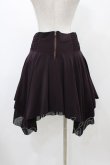 画像2: Ozz Croce / プリントイレギュラースカート  ボルドー H-25-12-14-1032-OO-SK-KB-ZH (2)