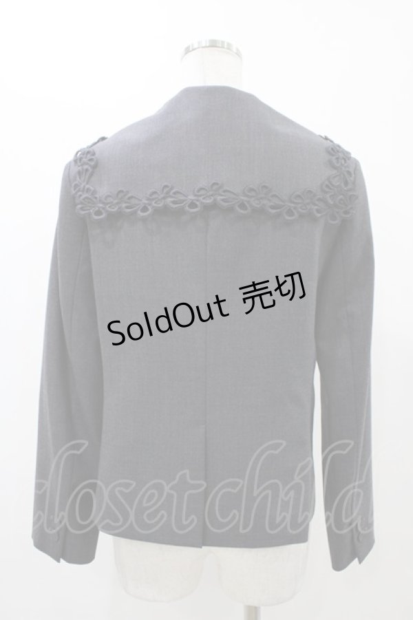 画像2: Jane Marple / Clear twillマリンカラージャケット  グレー H-25-12-14-1037-JM-JA-KB-ZH (2)