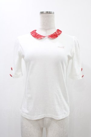 画像: MILK / ホイップTops  オフ×レッド H-25-12-14-1038-ML-TO-KB-ZH