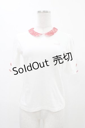 画像: MILK / ホイップTops  オフ×レッド H-25-12-14-1038-ML-TO-KB-ZH