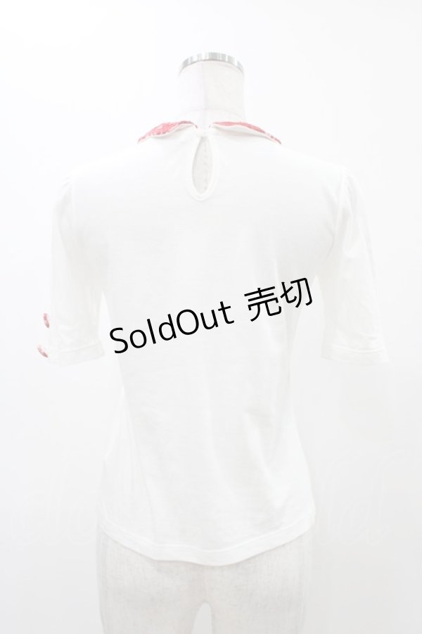 画像2: MILK / ホイップTops  オフ×レッド H-25-12-14-1038-ML-TO-KB-ZT1216J (2)