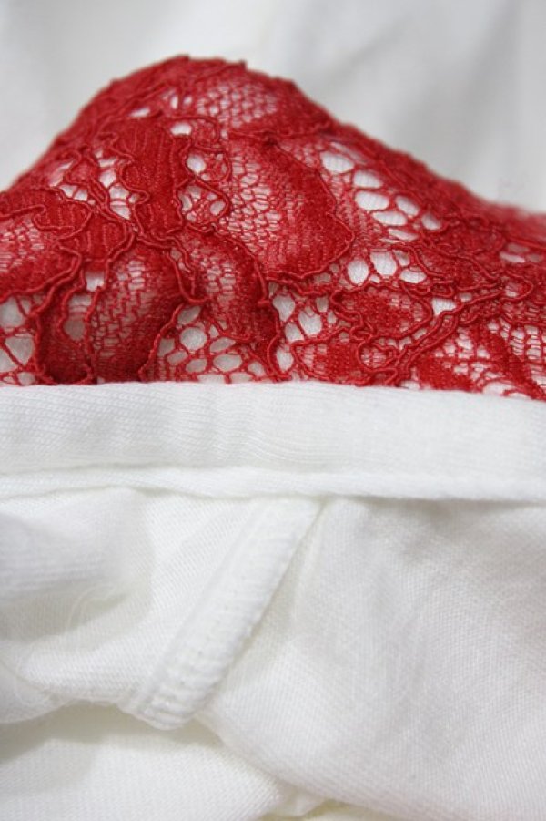 画像3: MILK / ホイップTops  オフ×レッド H-25-12-14-1038-ML-TO-KB-ZH (3)