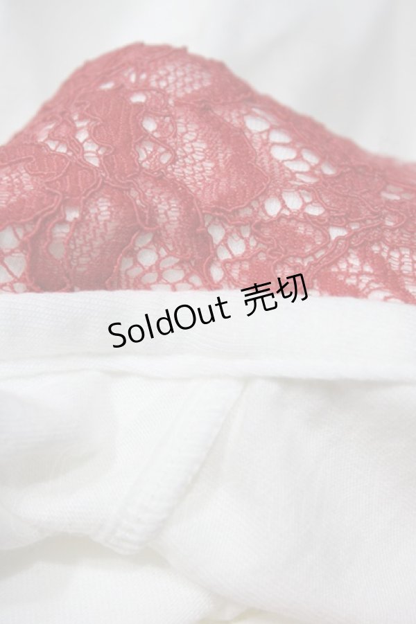 画像3: MILK / ホイップTops  オフ×レッド H-25-12-14-1038-ML-TO-KB-ZT1216J (3)