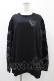画像1: Candy Stripper / コジコジの名？台詞 L/S TEE  ブラック H-25-12-14-1048-PU-TO-KB-ZH (1)