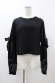 画像1: KILL STAR / Ray Crop Sweater XXL ブラック H-25-12-14-1049-SL-TO-KB-ZH (1)