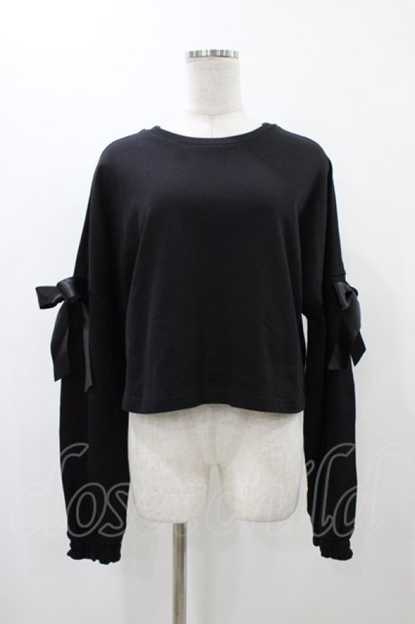 画像1: KILL STAR / Ray Crop Sweater XXL ブラック H-25-12-14-1049-SL-TO-KB-ZH (1)