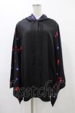 画像1: NieR Clothing / 着物風袖フードシャツ  黒 H-25-12-14-1054-PU-BL-KB-ZH (1)