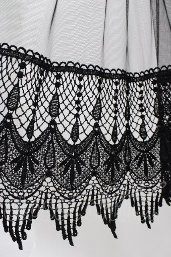 画像5: Sheglit / "Cynthia"チュールコルセット  ブラック H-25-12-14-1006-EL-ZA-KB-ZH (5)