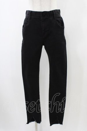 画像: Candy Stripper / TATTERED HEM SKINNY DENIM S ブラック H-25-12-14-1010-PU-PA-KB-ZH