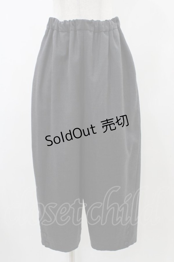 画像1: Jane Marple Dans Le Salon / サイドボタンパンツ  グレー H-25-12-14-1012-JM-PA-KB-ZH (1)