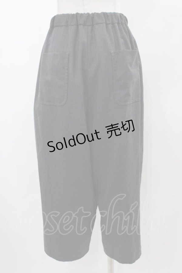 画像2: Jane Marple Dans Le Salon / サイドボタンパンツ  グレー H-25-12-14-1012-JM-PA-KB-ZH (2)