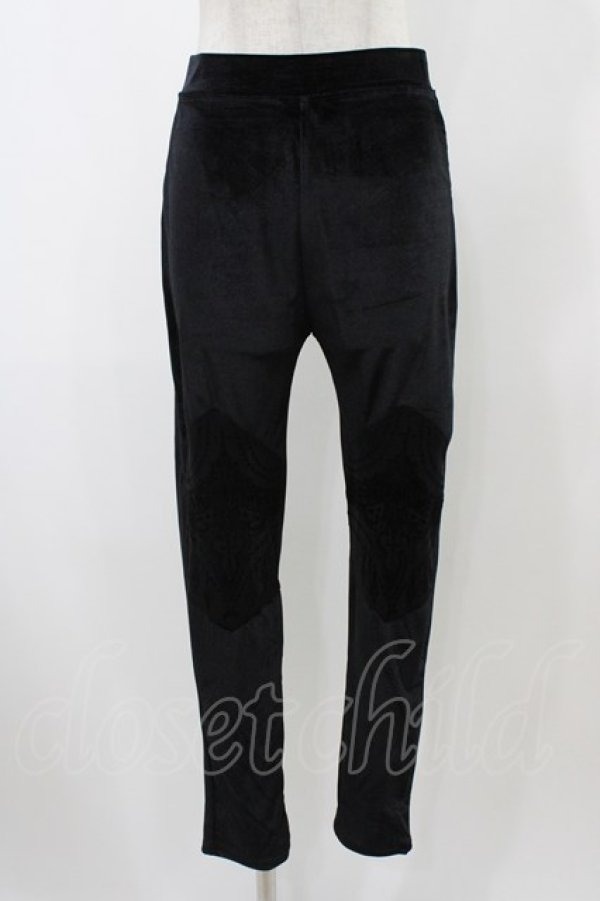 画像1: Restyle / Beaded leggings L ブラック H-25-12-14-1013-GO-PA-KB-ZH (1)